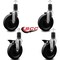 Service Caster 6'' Phenolic Wheel Swivel 1-5/8'' Expanding Stem Caster Set 2 Brakes, 4PK SCC-EX20S615-PHR-2-PLB-2-158 - alternate 4